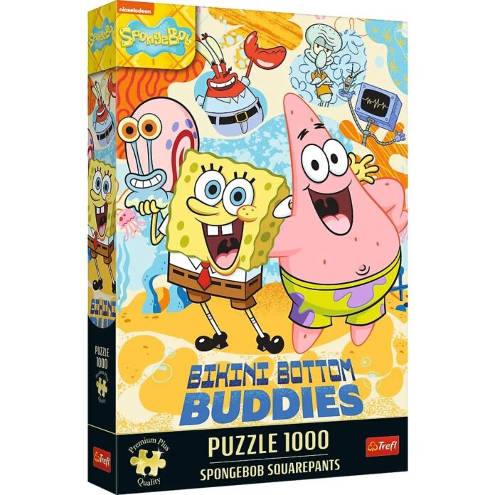 Puzzle Trefl Premium Plus - Spongebob Squarepants, 1000 piese Puzzle Trefl Premium Plus - Spongebob Squarepants, 1000 piese