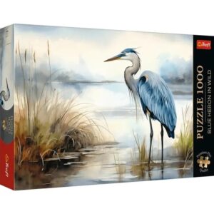 Puzzle Trefl Premium Plus Starc albastru in salbaticie, 1000 de piese Puzzle Trefl Premium Plus Starc albastru in salbaticie, 1000 de piese