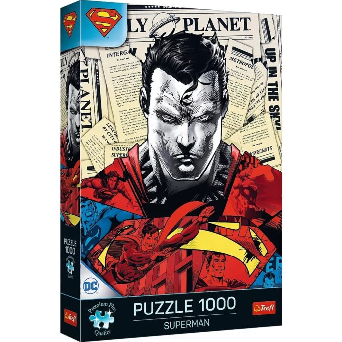 Puzzle Trefl Premium Plus - DC Comics Superman, 1000 piese Puzzle Trefl Premium Plus - DC Comics Superman, 1000 piese