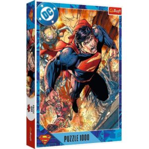 Puzzle Trefl - Superman in actiune, 1000 piese Puzzle Trefl - Superman in actiune, 1000 piese