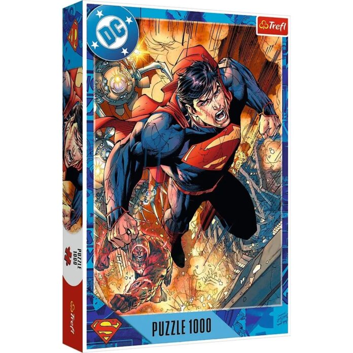 Puzzle Trefl - Superman in actiune, 1000 piese Puzzle Trefl - Superman in actiune, 1000 piese