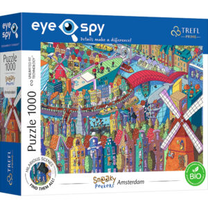 Puzzle Trefl UFT Eye Spy, Amsterdam, 1000 piese Puzzle Trefl UFT Eye Spy, Amsterdam, 1000 piese
