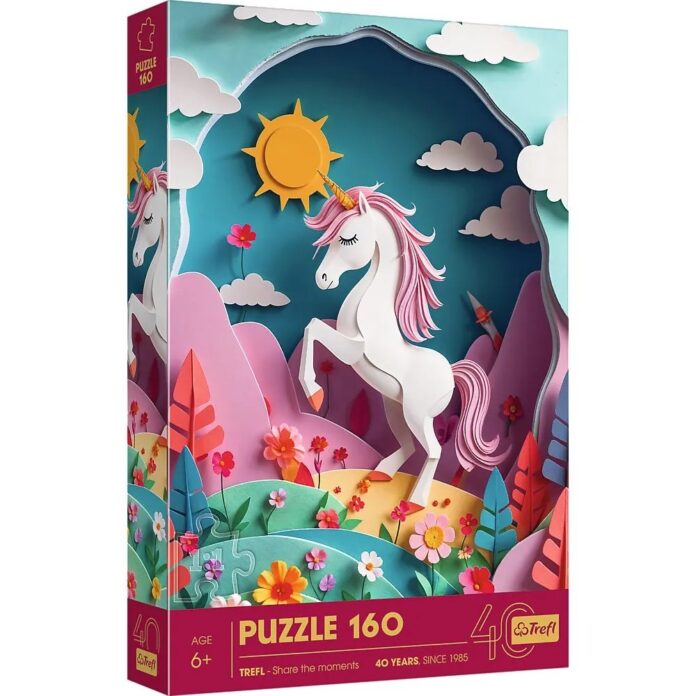 Puzzle Trefl - Unicorn, 160 piese Puzzle Trefl - Unicorn, 160 piese