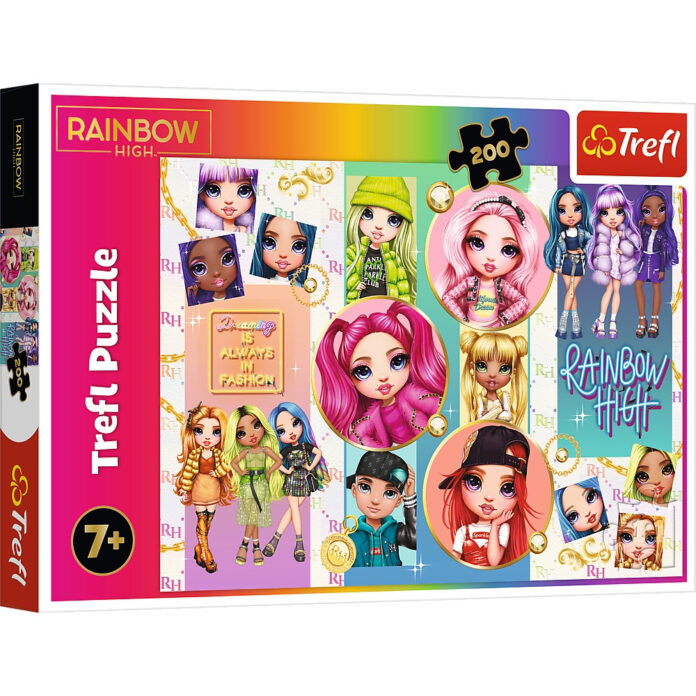 Puzzle Trefl LOL Papusile dragalase, 200 piese Puzzle Trefl LOL Papusile dragalase, 200 piese