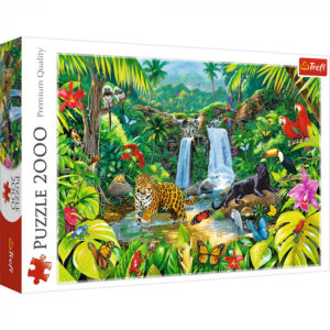 Puzzle Trefl Padurea tropicala, 2000 piese Puzzle Trefl Padurea tropicala, 2000 piese