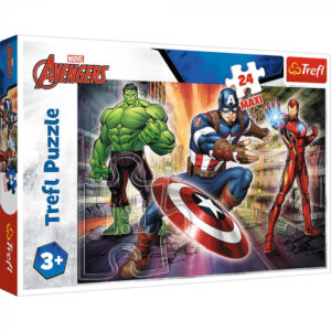 Puzzle Maxi Trefl Eroi Avengers, 24 piese Puzzle Maxi Trefl Eroi Avengers, 24 piese