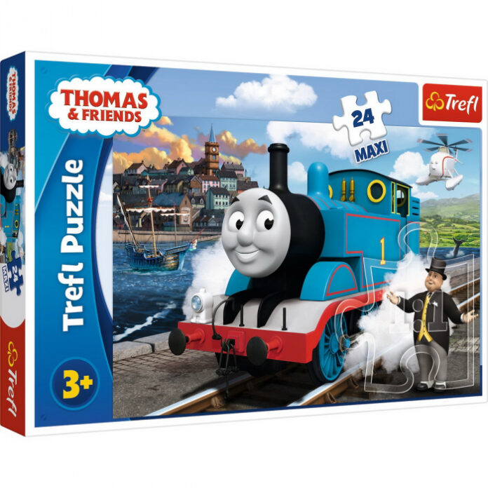Puzzle Maxi Trefl Happy Thomas day, 24 piese Puzzle Maxi Trefl Happy Thomas day, 24 piese