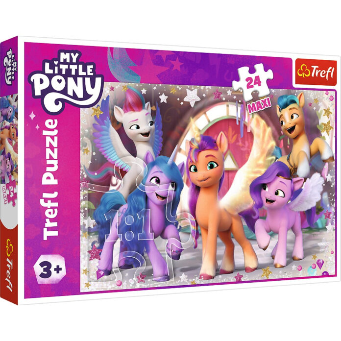 Puzzle Trefl Maxi, Disney Frozen II, O Lume Magica, 24 piese Puzzle Trefl Maxi, Disney Frozen II, O Lume Magica, 24 piese
