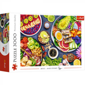 Puzzle Trefl - Bolul Colorat, 3000 piese Puzzle Trefl - Bolul Colorat, 3000 piese