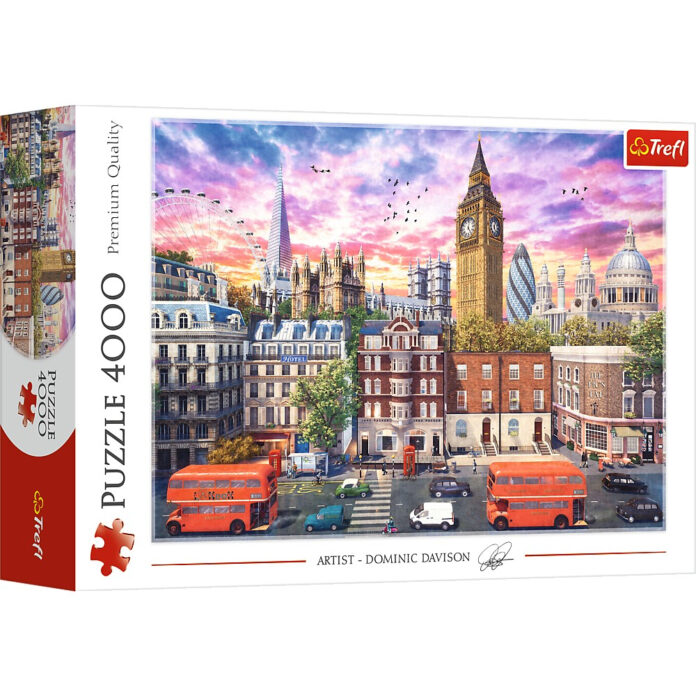 Puzzle Trefl Calatorie in Europa, 4000 piese Puzzle Trefl Calatorie in Europa, 4000 piese