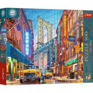 Puzzle Trefl Premium Plus Tea Time Campionatul European Vedere A Podului Manhattan, 500 de piese Puzzle Trefl Premium Plus Tea Time Campionatul European Vedere A Podului Manhattan, 500 de piese