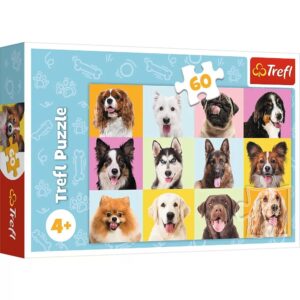 Puzzle 60 de piese - Catei - Trefl Puzzle 60 de piese - Catei - Trefl