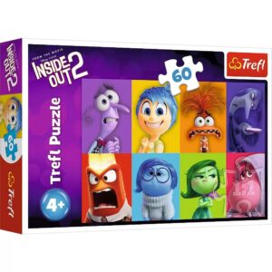 Puzzle Trefl, Disney Inside Out 2, Emotiile Copiilor, 60 piese Puzzle Trefl, Disney Inside Out 2, Emotiile Copiilor, 60 piese