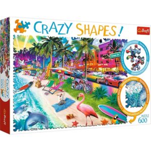 Puzzle Trefl, Insula exotica, 600 piese ciudate Puzzle Trefl, Insula exotica, 600 piese ciudate