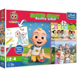 Puzzle Trefl din 15 piese - Cocomelon, Happy day of a friends Puzzle Trefl din 15 piese - Cocomelon, Happy day of a friends