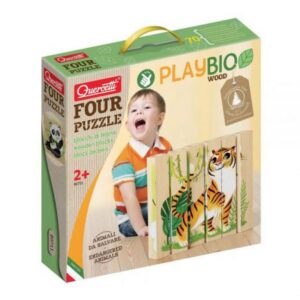 Puzzle Quercetti Animale Salbatice Bio Puzzle Quercetti Animale Salbatice Bio