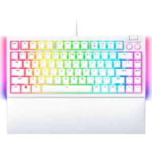 Tastatura gaming Razer BlackWidow V4 75%, USB, Iluminare RGB (Alb) Tastatura gaming Razer BlackWidow V4 75%, USB, Iluminare RGB (Alb)