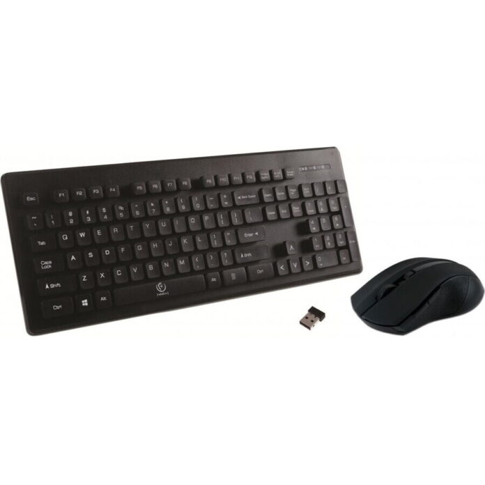 Kit tastatura si mouse wireless Rebeltec Millenium, USB (Negru) Kit tastatura si mouse wireless Rebeltec Millenium, USB (Negru)