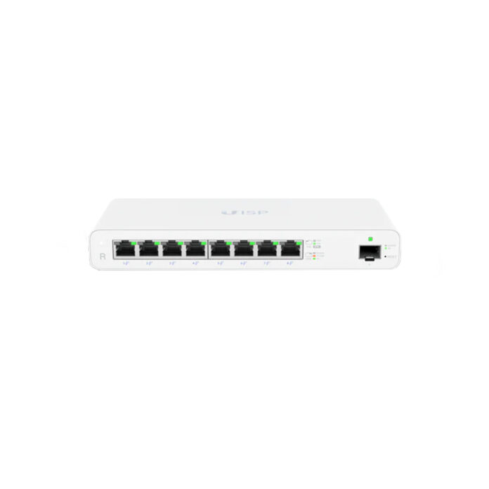 Router Gigabit Ubiquiti UISP-R, 8 porturi 10/100/1000 Mbps, 1 port SFP, PoE Router Gigabit Ubiquiti UISP-R, 8 porturi 10/100/1000 Mbps, 1 port SFP, PoE