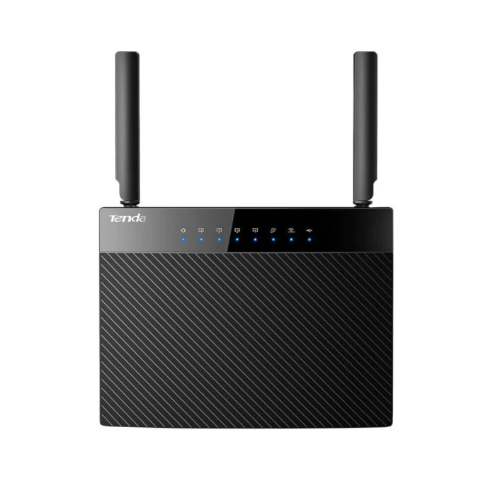 Router wireless Dual Band Gigabit Tenda AC9, 1 port WAN, 4 porturi LAN, 2.4/5.0 GHz, 3 dBi, 1200 Mbps Router wireless Dual Band Gigabit Tenda AC9, 1 port WAN, 4 porturi LAN, 2.4/5.0 GHz, 3 dBi, 1200 Mbps