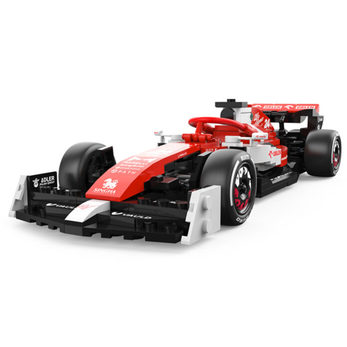 Set constructie masinuta, Rastar, Alfa Romeo, F1 C42, 1:24, 340 piese Set constructie masinuta, Rastar, Alfa Romeo, F1 C42, 1:24, 340 piese