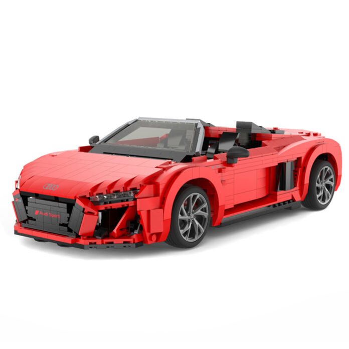 Set constructie masinuta, Rastar, Audi R8 Spyder, 1:14, 1024 piese Set constructie masinuta, Rastar, Audi R8 Spyder, 1:14, 1024 piese