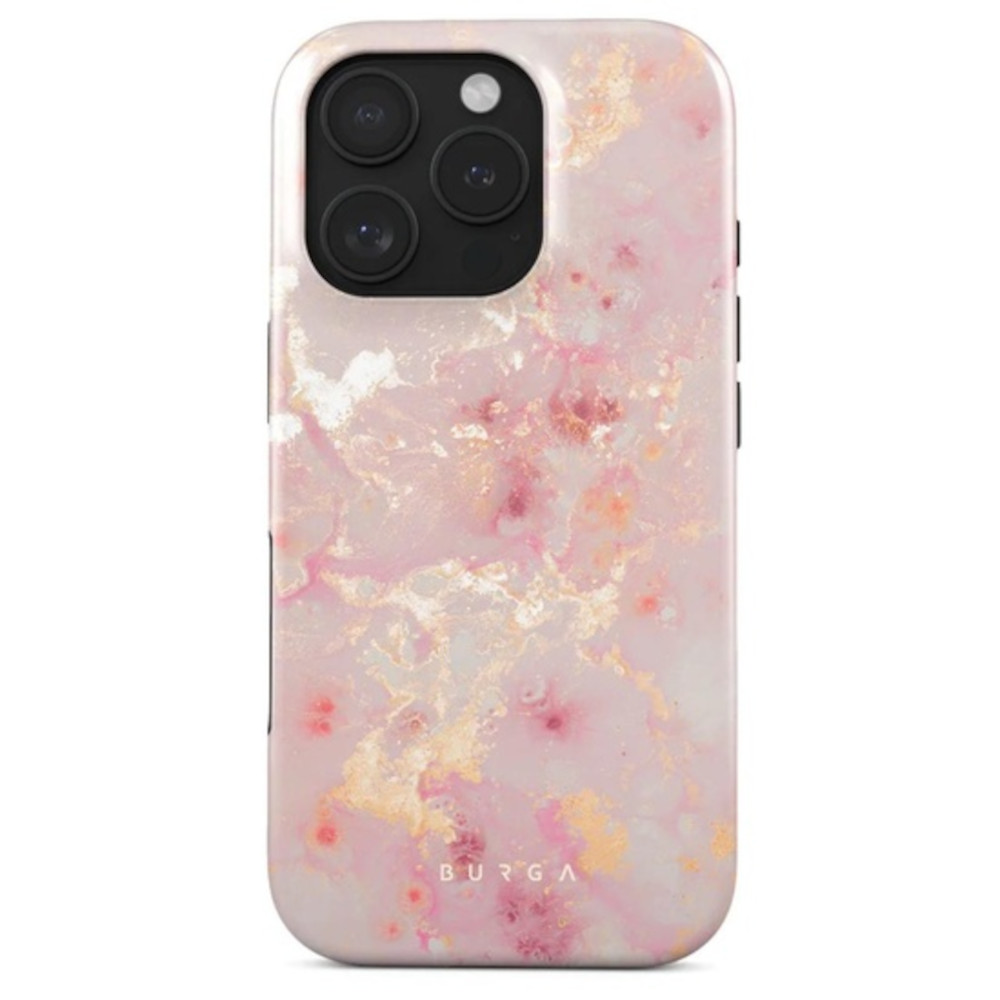 Husa Dual Layer Golden Coral Burga pentru iPhone 16 Pro Max, Multicolor Husa Dual Layer Golden Coral Burga pentru iPhone 16 Pro Max, Multicolor