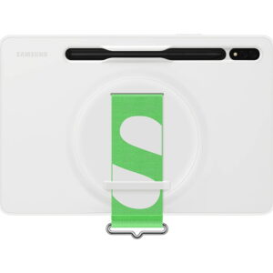 Husa de protectie Samsung Strap Cover pentru Tab S8, White Husa de protectie Samsung Strap Cover pentru Tab S8, White