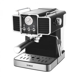 Espressor Samus BARISTA 20, 1350 W, 20 Bari, 1500 ml (Negru/Inox) Espressor Samus BARISTA 20, 1350 W, 20 Bari, 1500 ml (Negru/Inox)