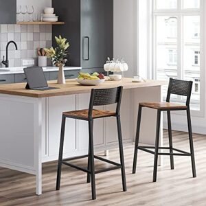 Scaun de bar, Vasagle, Negru , 43.1x50.7x97.2 cm Scaun de bar, Vasagle, Negru , 43.1x50.7x97.2 cm