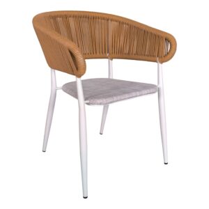 Scaun de grădină Raven Alb 57x62x78 cm Scaun de grădină Raven Alb 57x62x78 cm