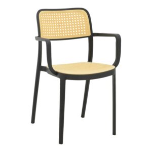 Scaun de grădină Westley Negru 58x47x81 cm Scaun de grădină Westley Negru 58x47x81 cm