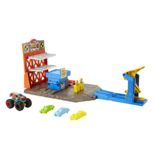 Set de joaca Hot Wheels Monster Trucks Arena Smashers - Bone Shaker Ultimate Crush Yard Set de joaca Hot Wheels Monster Trucks Arena Smashers - Bone Shaker Ultimate Crush Yard