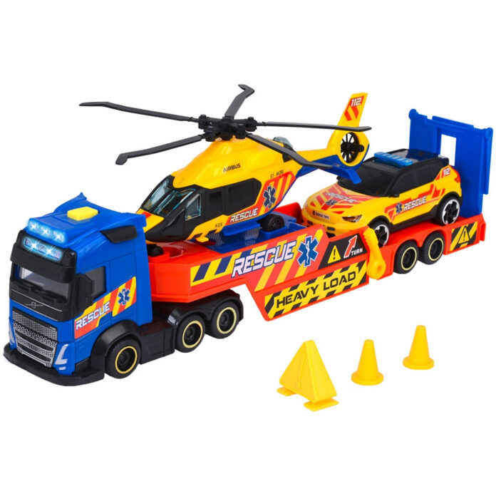 Set Excavator Wacker Neuson Dickie Toys, 15 cm, cu accesorii Set Excavator Wacker Neuson Dickie Toys, 15 cm, cu accesorii
