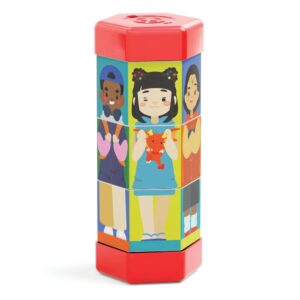 Puzzle Quercetti Tubo Mix Match Animale Puzzle Quercetti Tubo Mix Match Animale