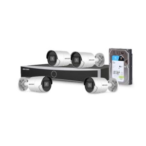 Sistem supraveghere IP exterior basic Hikvision 4EXTIR40-4MP-V4-HDD, 4 camere, 4 MP, IR 40 m, 2.8 mm, PoE, HDD 1 TB Sistem supraveghere IP exterior basic Hikvision 4EXTIR40-4MP-V4-HDD, 4 camere, 4 MP, IR 40 m, 2.8 mm, PoE, HDD 1 TB
