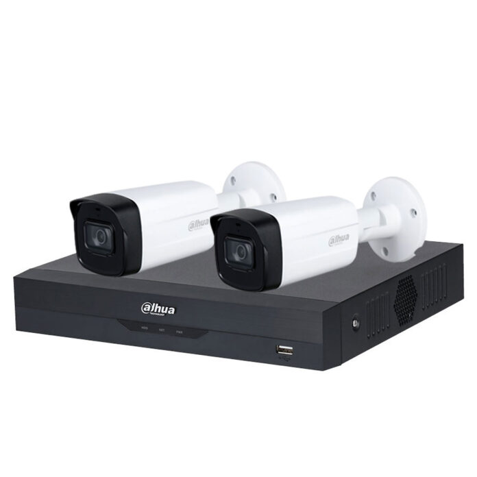Sistem supraveghere exterior basic Dahua DH-B2EXT80-5MP-M, 2 camere, 5 MP, IR 80 m, POS, IoT Sistem supraveghere exterior basic Dahua DH-B2EXT80-5MP-M, 2 camere, 5 MP, IR 80 m, POS, IoT