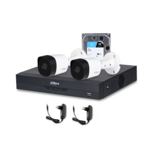 Sistem supraveghere exterior middle Dahua WizSense DH-C2EXT20-2MP, 2 camere, 2 MP, IR 20 m, POS, IoT, HDD 1TB Sistem supraveghere exterior middle Dahua WizSense DH-C2EXT20-2MP, 2 camere, 2 MP, IR 20 m, POS, IoT, HDD 1TB
