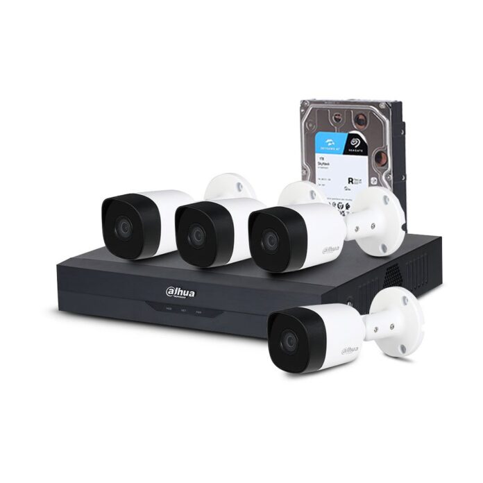 Sistem supraveghere exterior Dahua DH-C4EXT20M-2MP, 4 camere, 2 MP, IR 20 m, PoS, IoT, 1 TB HDD Sistem supraveghere exterior Dahua DH-C4EXT20M-2MP, 4 camere, 2 MP, IR 20 m, PoS, IoT, 1 TB HDD