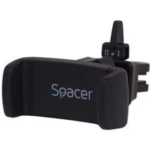 Suport auto magnetic Spacer SPCH-MAG-CLIPS, fixare in ventilatie prin clips, rotire 360 grade (Negru) Suport auto magnetic Spacer SPCH-MAG-CLIPS, fixare in ventilatie prin clips, rotire 360 grade (Negru)