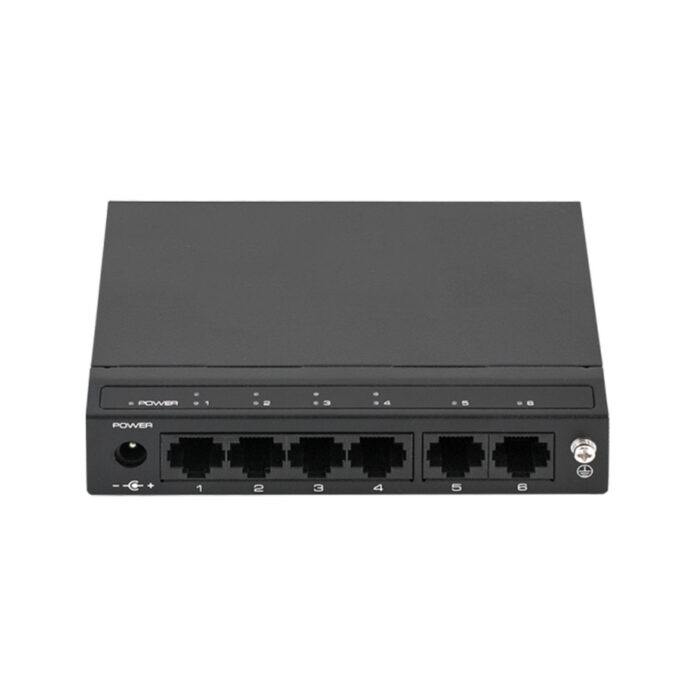 Switch cu 6 porturi SF6P-FHM, 1.2 Gbps, 0.89 Mpps, 1.000 MAC, PoE+ Switch cu 6 porturi SF6P-FHM, 1.2 Gbps, 0.89 Mpps, 1.000 MAC, PoE+