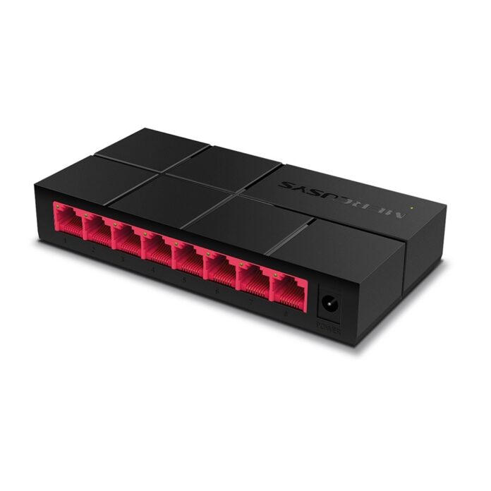 Switch desktop cu 8 porturi Gigabit Mercusys MS108G, 10/100/1000, fara management Switch desktop cu 8 porturi Gigabit Mercusys MS108G, 10/100/1000, fara management