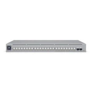 Switch Gigabit cu 24 porturi Ubiquiti UniFi Pro USW-PRO-MAX-24-POE, 88 Gbps, 2 porturi SFP+, 1U, PoE++, rackabil, cu management L3 Switch Gigabit cu 24 porturi Ubiquiti UniFi Pro USW-PRO-MAX-24-POE, 88 Gbps, 2 porturi SFP+, 1U, PoE++, rackabil, cu management L3