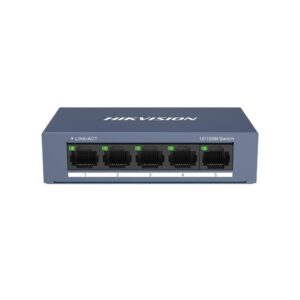 Switch Hikvision DS-3E0105-O, 5 porturi, 1 Gbps, plug and play, carcasa metalica Switch Hikvision DS-3E0105-O, 5 porturi, 1 Gbps, plug and play, carcasa metalica