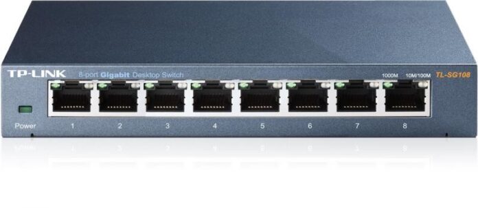 Switch TP-Link TL-SG108, 8 porturi, Gigabit, Carcasa metalica Switch TP-Link TL-SG108, 8 porturi, Gigabit, Carcasa metalica