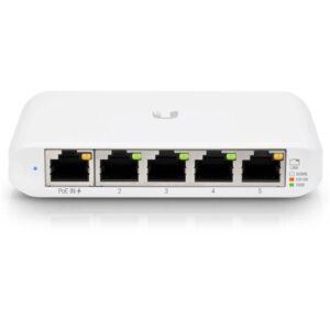Switch Ubiquiti UniFi USW-FLEX-MINI, Gigabit, 5 Porturi (Alb) Switch Ubiquiti UniFi USW-FLEX-MINI, Gigabit, 5 Porturi (Alb)