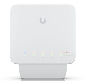Switch Ubiquiti USW-FLEX-2.5G-5, 5 porturi, PoE Switch Ubiquiti USW-FLEX-2.5G-5, 5 porturi, PoE