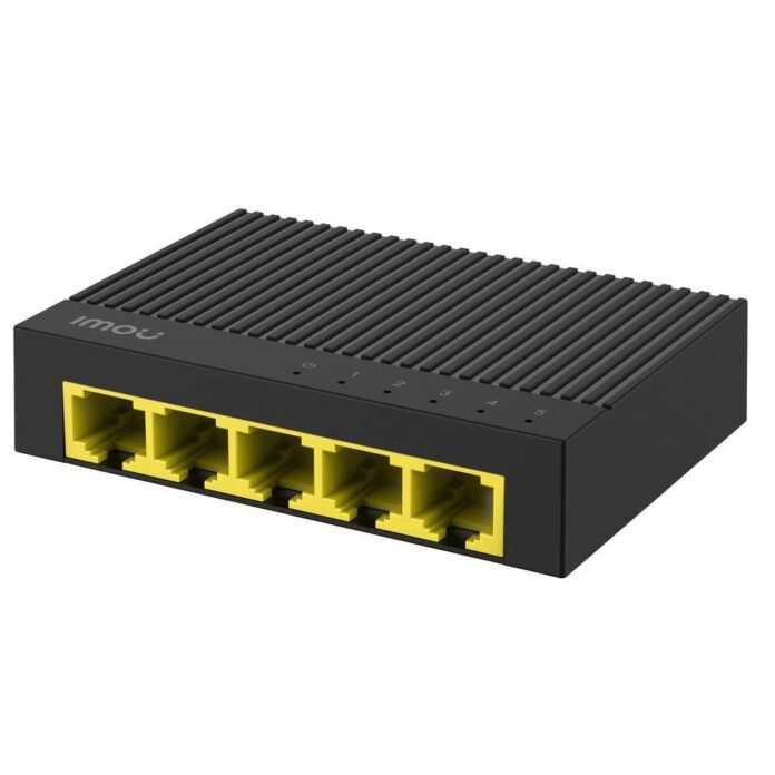 Switch cu 5 porturi Gigabit Imou SG105C, 10Gbps, 2000 MAC, fara management Switch cu 5 porturi Gigabit Imou SG105C, 10Gbps, 2000 MAC, fara management