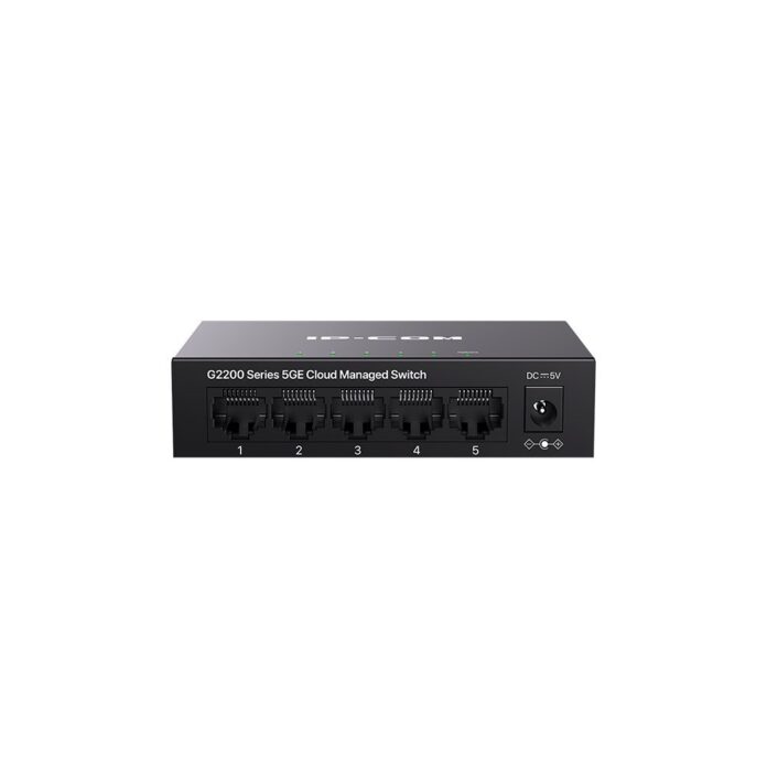 Switch Gigabit IP-COM G2205D, 5 porturi, 10 Gbps, cu management Cloud Switch Gigabit IP-COM G2205D, 5 porturi, 10 Gbps, cu management Cloud