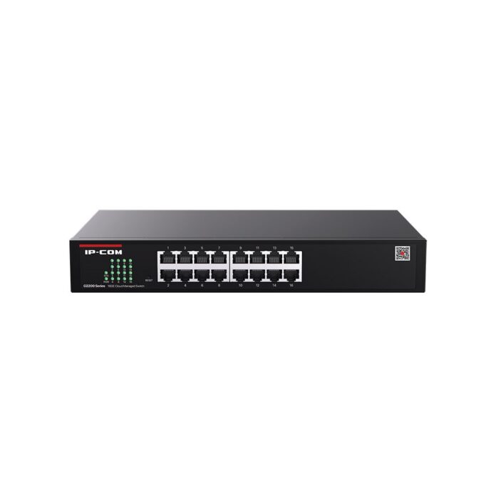 Switch Gigabit IP-COM G2216D, 16 porturi, 32 Gbps, cu management local si cloud Switch Gigabit IP-COM G2216D, 16 porturi, 32 Gbps, cu management local si cloud